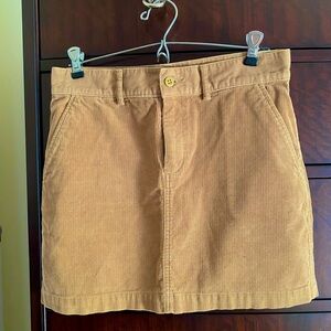 Ralph Lauren Sport - Tan Corduroy Mini Skirt